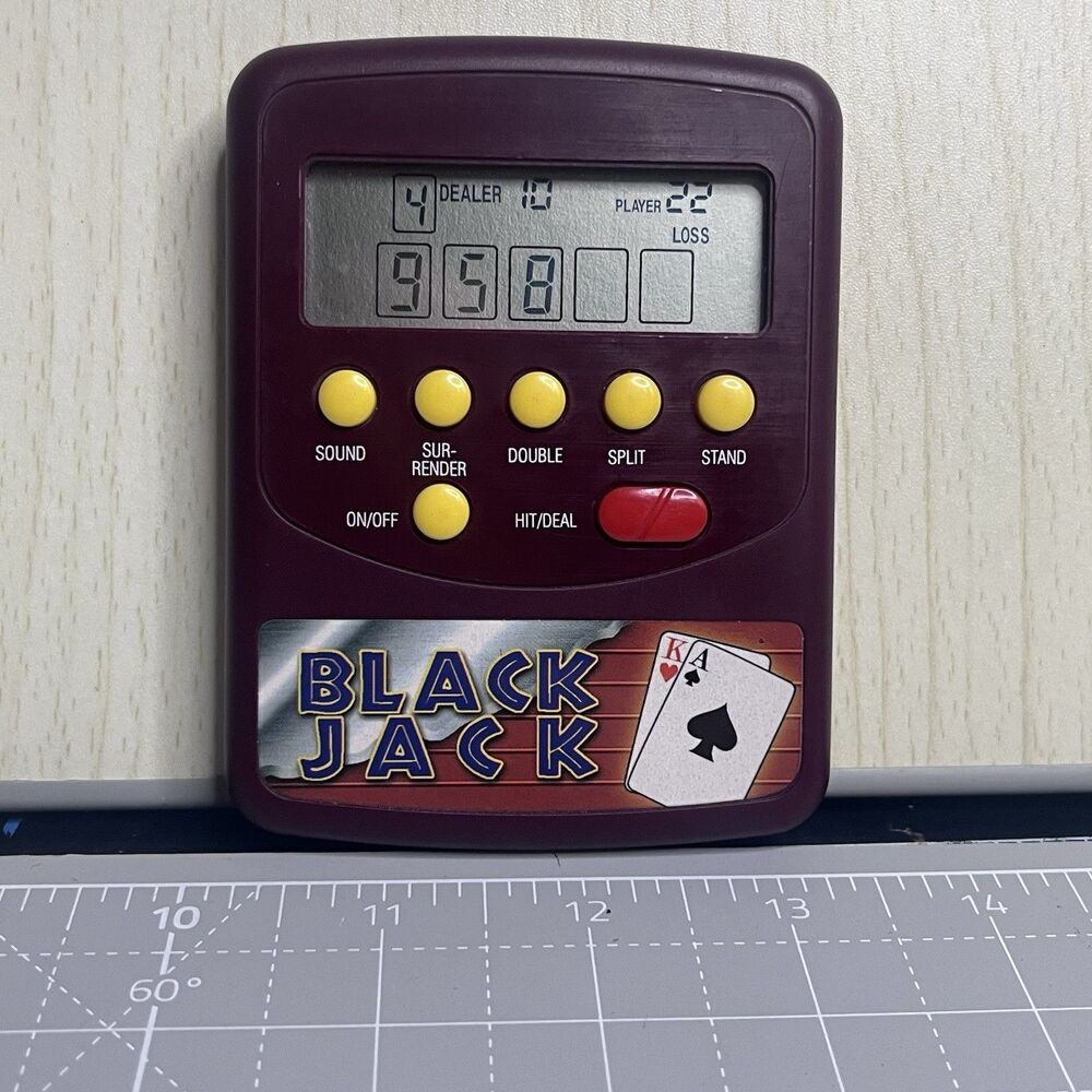 Vintage Radio Shack Black Jack Electronic Handheld Game